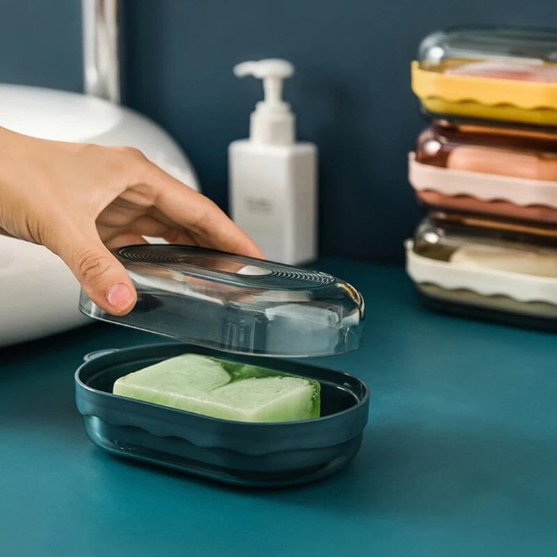 boîtes a savon voyage avec egouttoir