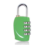 cadenas valise a code 4 chiffres vert
