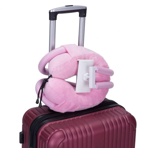 coussin voyage avec support telephone portable