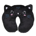 coussin de voyage chat noir