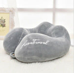 coussin voyage love travel