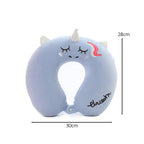 coussin voyage memoire de forme unicorn