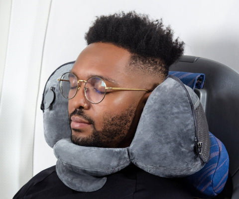 Coussin Oreiller de voyage avion gonflable pour le cou nuage extérieur en  autruche style ostrich pillow