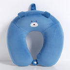 oreiller de voyage mémoire de forme enfant ours