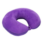 oreiller de voyage microbilles confort violet