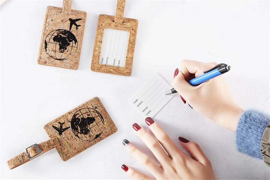 etiquette a bagage avion tour du monde