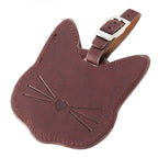 etiquette pour valise chat mignon