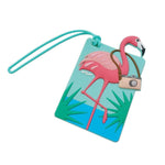 Étiquette Bagage <br>Flamingo Globe-Trotter