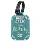 etiquette bagage keep calm and travel on