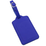 etiquette bagage bleu marine rectangle