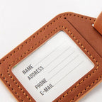 étiquette pour bagage rose vents