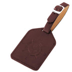 etiquette à bagages rose vents