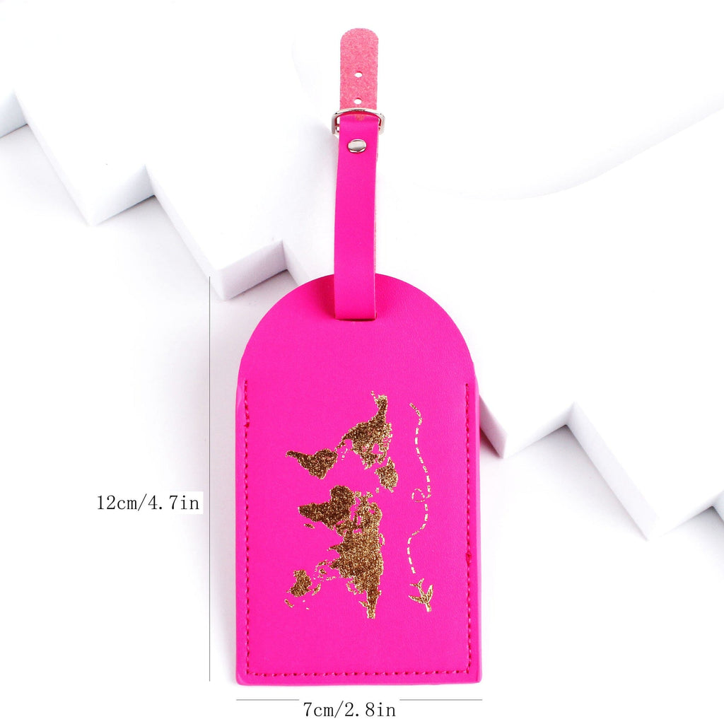 étiquette bagage world trip 