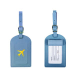 étiquette de valise personnalisée avion 