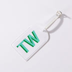 étiquettes bagage personnalisées initiales