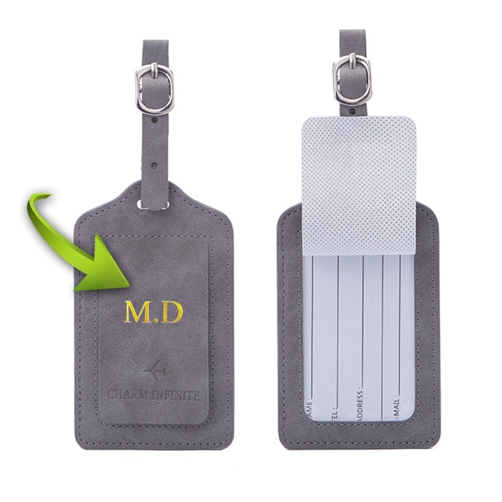 etiquette bagage personnalisée modele avion voyage