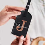 Étiquette de Bagage Personnalisée Prénom Initiale