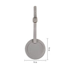 etiquette de bagage personnalisée ronde