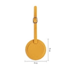 étiquette à bagage personnalisee ronde