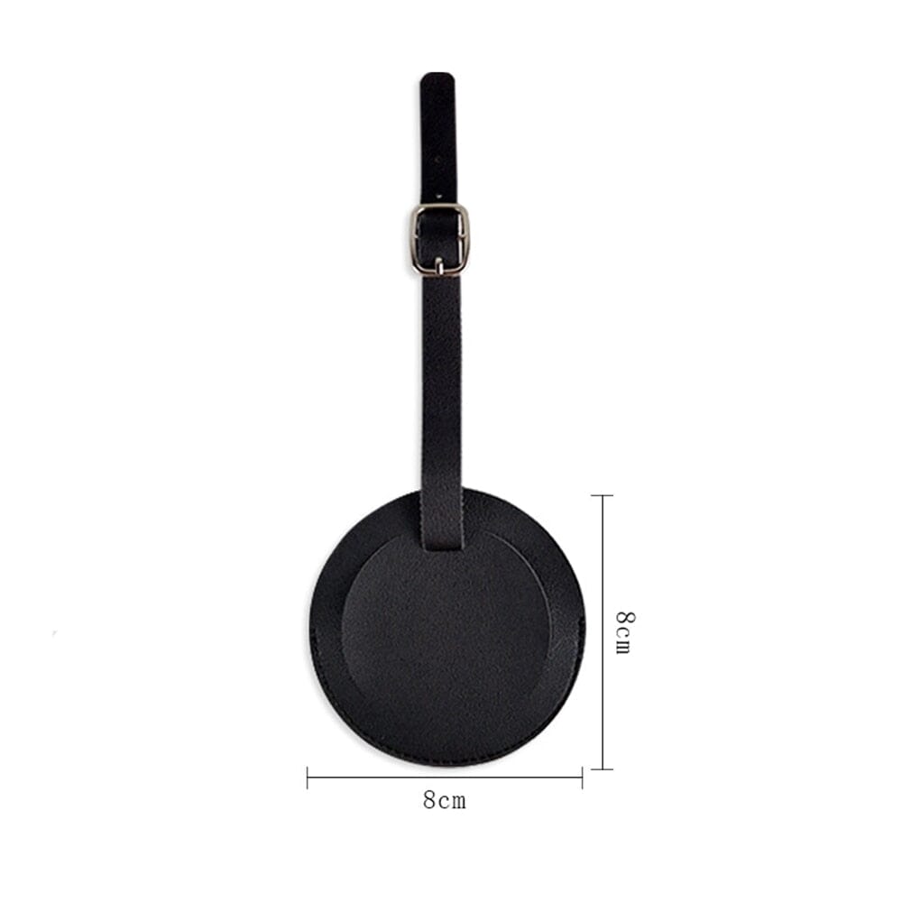 etiquette a bagage personnalisée ronde