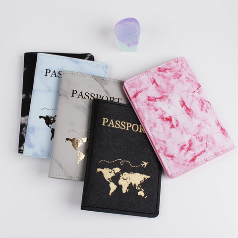 Protège-Passeport Carte du Monde
