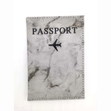 etui passeport marbre avion