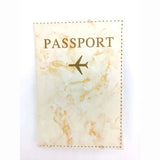 étui pour passeport marbre avion