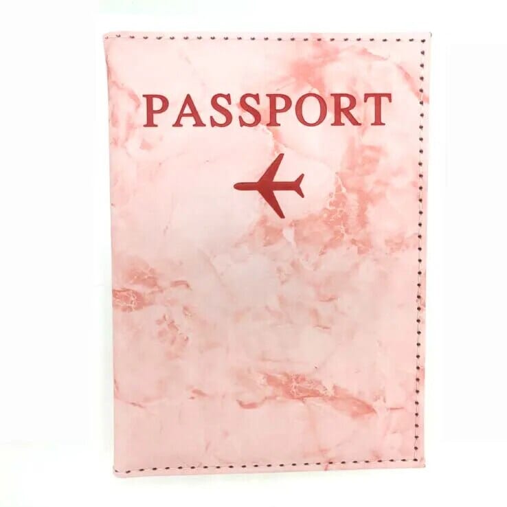 couverture passeport marbre avion