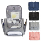 grande trousse de toilettes a suspendre to travel to live rose