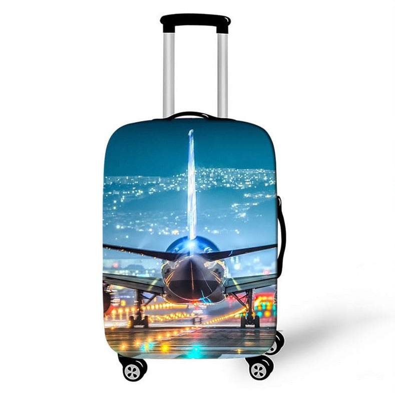 housse protection valise avion nuit