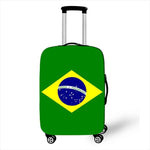 housse valise drapeau brésil