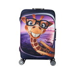 housse de valise girafe drole