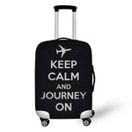 housse pour valise keep calm & journey on