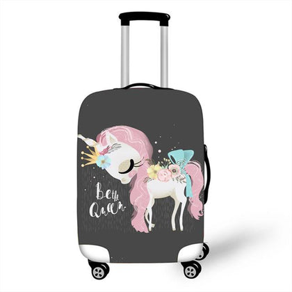 housse valise licorne be the queen