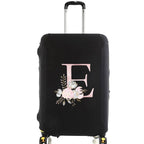 housse de valise pink flower letter e