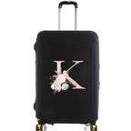 housse de valise pink flower letter k