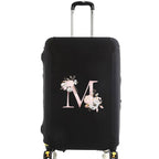 housse de valise pink flower letter m