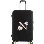 housse de valise pink flower letter n