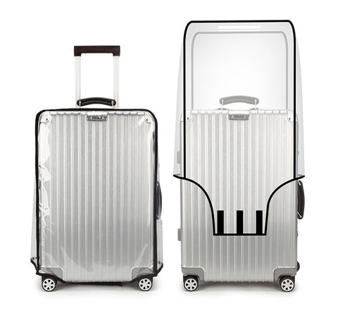 Housse De Valise Protection Taille, Imprimé En Tissu Unique Home Elastique  Coffre Valise Valise Coque Luggage