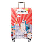 housse valise travel around the world