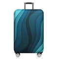housse valise vagues bleues