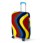 housse valise vagues colorées