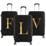 housse valise personnalisable initiale dorée