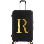 housse protection valise personnalisable initiale dorée
