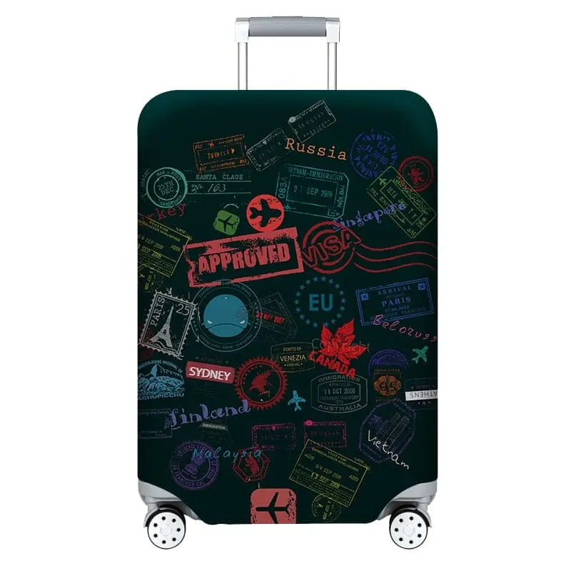 Housse De Valise Transparente PVC 24 Pouces - Protection étanche Et Anti-rayures