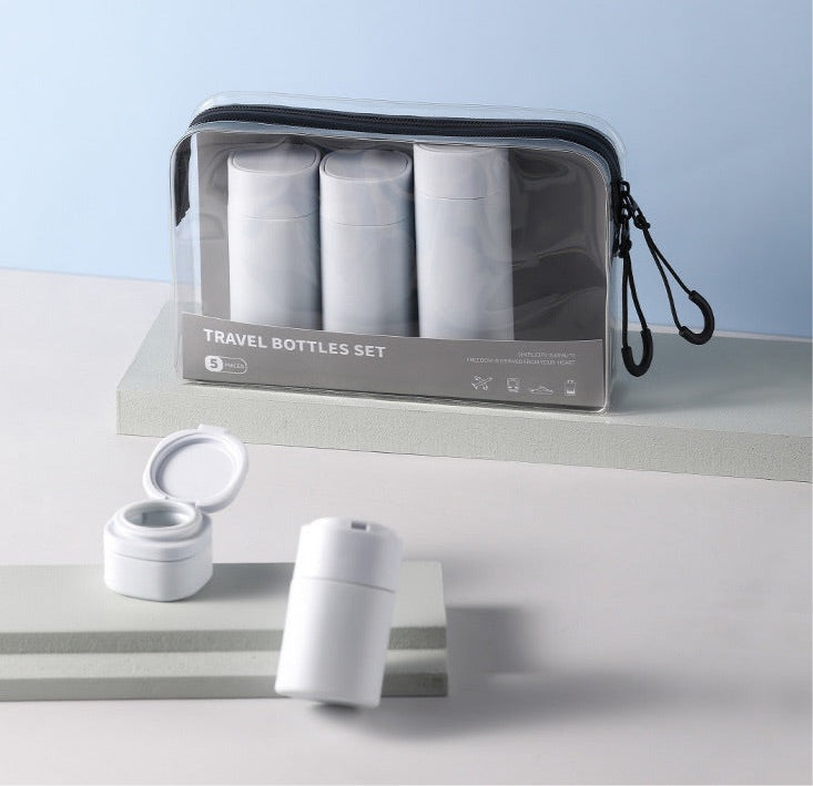 kit de voyage avion hygiene 6 flacons