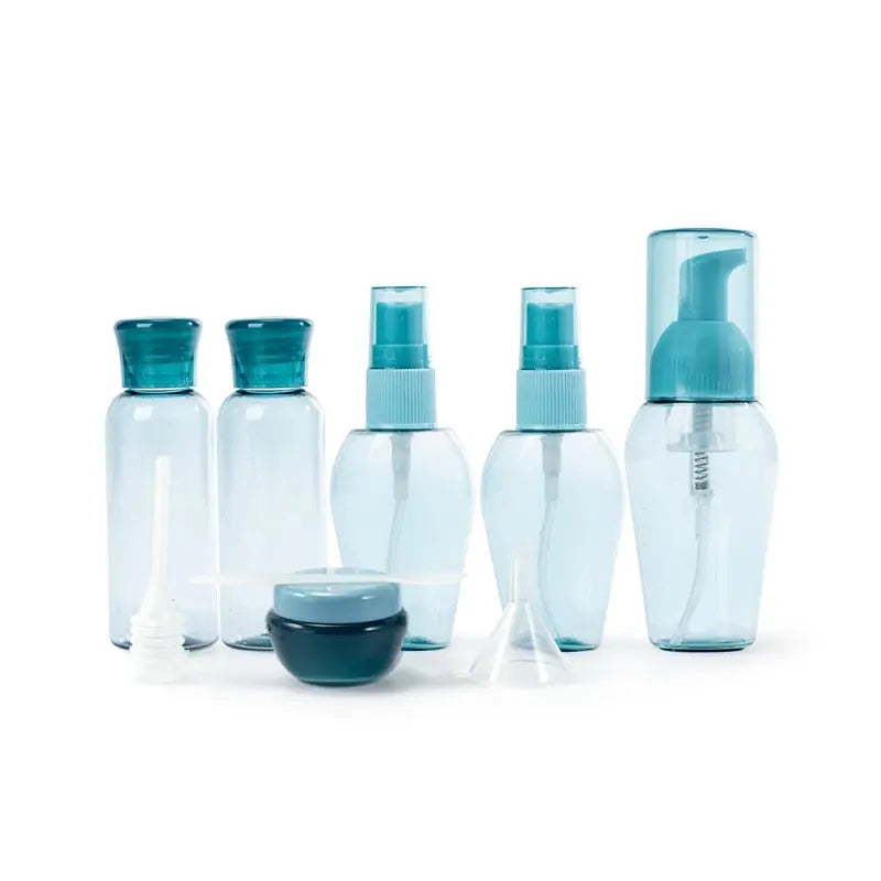 6 Flacons De Voyage Vides 100ml - Avec Entonnoirs ! Parfaits Pour Cosmétiques