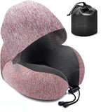 oreiller de voyage mémoire de forme capuche