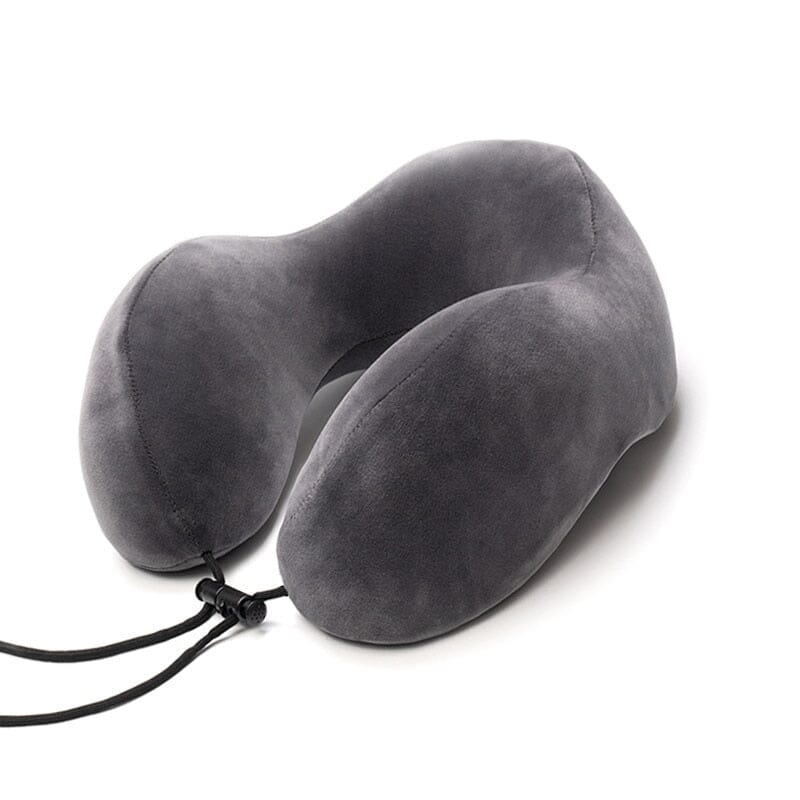 oreiller de voyage memoire de forme en forme de u