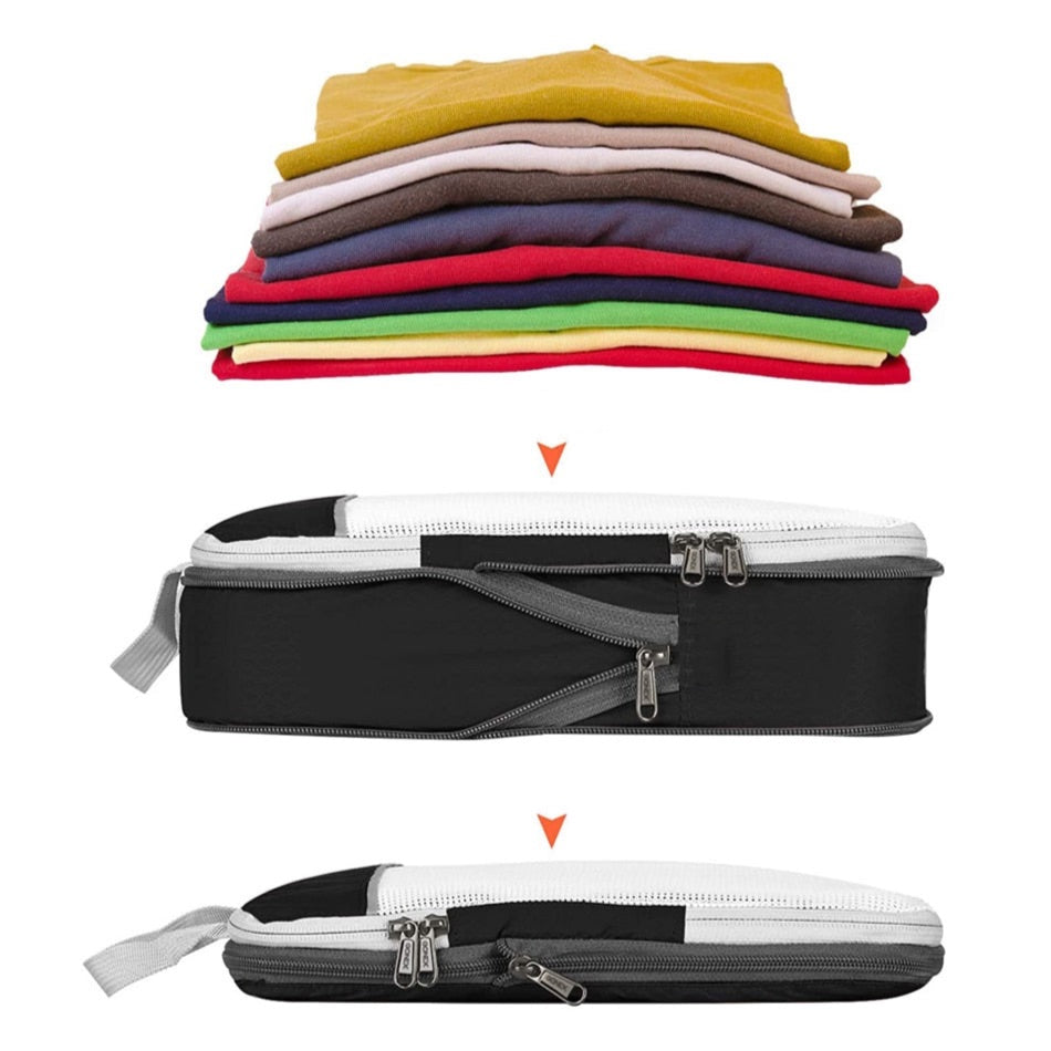 organisateur de valise compressible set de 3